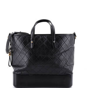 Chanel Large Gabrielle Shopping Tote Quilted Calfskin
